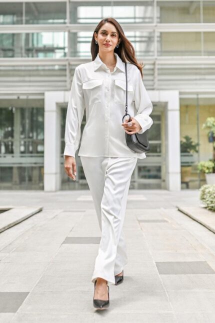 Women's Formal Co-Ord Pants & Shirt Set