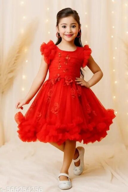 Girls Party Wear Frock Dress